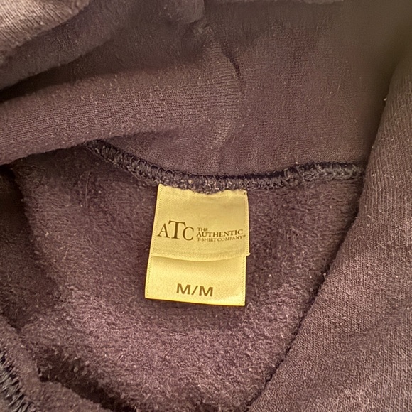 TC Navy and Gold Queens University Hoodie - Picture 3 of 3